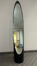 Sleek Modern Full-Length Mid-Century Floor Mirror