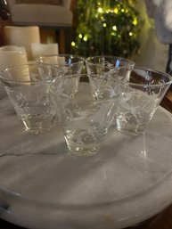 Set Of Holiday Shot Glasses Deer