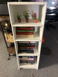 Small Bookshelf With Political Books