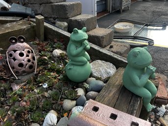 3 More Garden Frogs