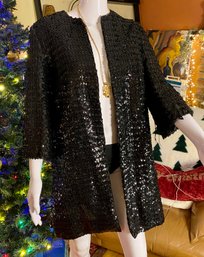 1950s Vintage Sequined Broadway Jacket