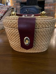 Vintage Basket Handbag