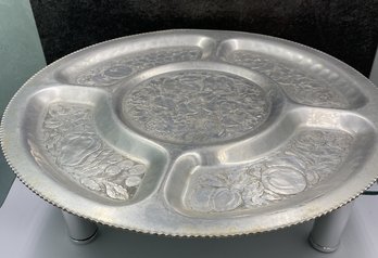 Spun Aluminum Lazy Susan