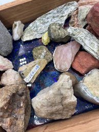 Rocks, Quartz, Fools Gold And Other Minerals