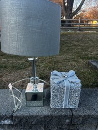 Throwback Lamp And Sparkly Box