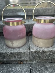 Pink Decorative Jars