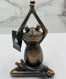 Ceramic Yoga Frog