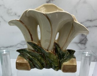 Triple Lily Vase By McCoy