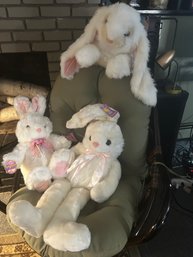 3 NWT Plush Bunnies In XL Sizes!