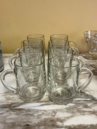 Set Of 8 French Mugs