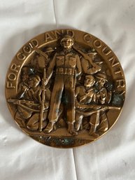 American Legion School Award God & Country Bronze Medal Marines Semper Fidelis