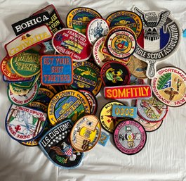Large Assorted Lot Of Vintage Patches