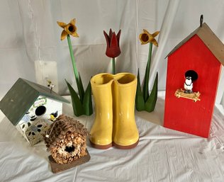 Lot Of Spring Inspired Decor Items