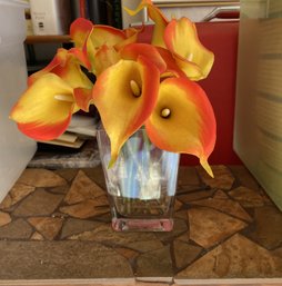 Vase Of Calla Lillies - Fake