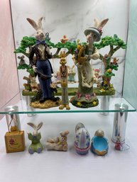 Easter Resin Figures, Table Decoration