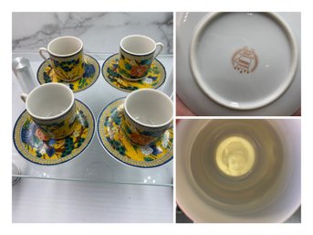 Vintage 4pc Japanese Tea Set By Tanaka