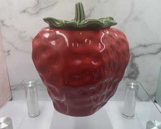 Strawberry Cookie Jar By McCoy