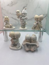 6 Vintage Precious Moments Figurines