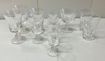 Misc Lot Of  AF Crystal Cordial, Port, Small Glasses (11)