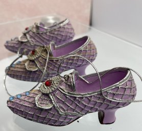 Little Purple Shoe Ornaments