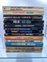 Isaac Asimov- Large Collection Of Science Fiction Paperbacks