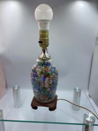 Lamp Filled With Marbles