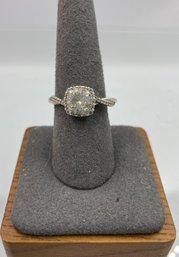Sterling Siver Ring With Cubic Zirconia