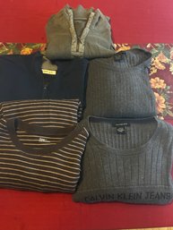 5 Mens Sweaters Size L, XL