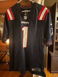 Patriots NFL Jersey XL Newton