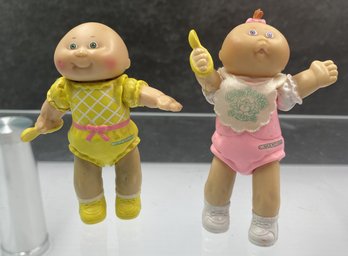 2 Hard To Find 1980s Cabbage Patch Jointed Dolls  3.5 Ex. Cond.