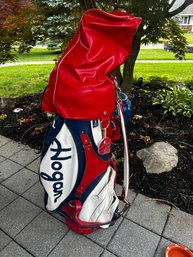 Gorgeous Leather Hogan Golf Bag With Many Extra Accessories