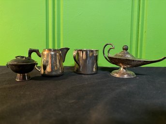 Silver Plated, Sterling Silver, And Unmarked (Silver?) Items (see Markings!)