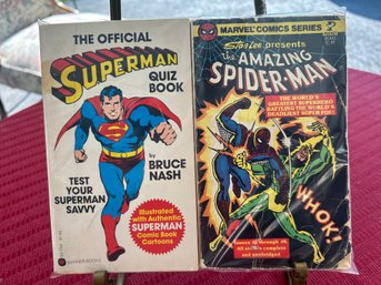 Collectible Super Hero Paperbacks Superman & Spiderman