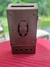 Metal Owl Mailbox For Indoor/outdoor Use