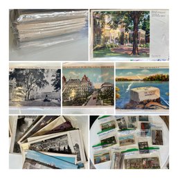 100 Vintage NY Postcards