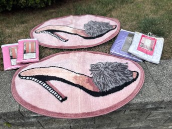 Girls Room Decor With 2 'Shoe Carpets'