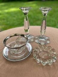 Mid Century Art Deco Crystal Items