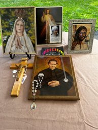 Religious Medals And Pictures