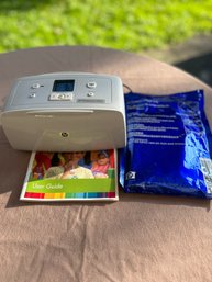 HP Photo Printer And Photo Paper Pack