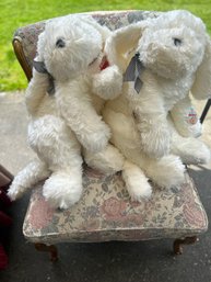 2 Brand NWT Skippy Dogs GIANT Plush Dog Set