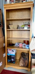 XL Bookcase, Wood Shelves, For Home Or Commercial Use