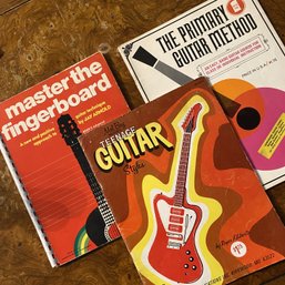 3 Vintage Guitar Instruction Books