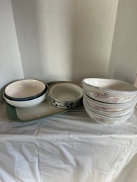 Lot Of Vintage Serving Bowls