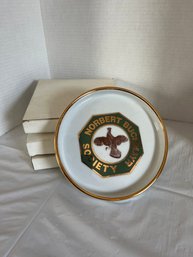 Set Of 4 Norbert Buchmayr Society Collectible Plates