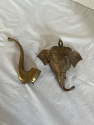 Vintage Lot Of Brass Decor - India?