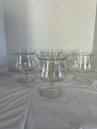 Set Of 4 Shrimp Cocktail Glasses