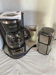 Coffee Maker And Grinder Set