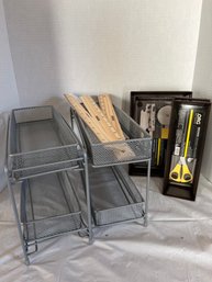 Assorted Household / Office Organization Lot