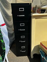 Brand New Large Locking File Cabinet In Black