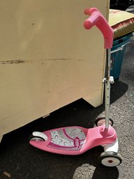 Pink Adjustable Radio Flyer Scooter